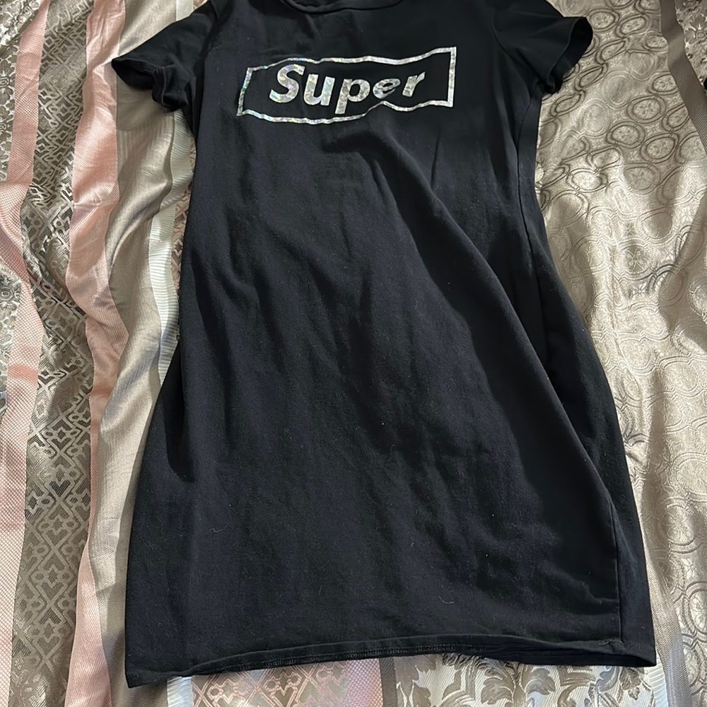 Fashion Nova Dress “Super” sz 1x